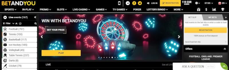 betandyou website offers casino games, ilk depozit əlavə və yeni oyunçular üçün promosyonlar-loqosu