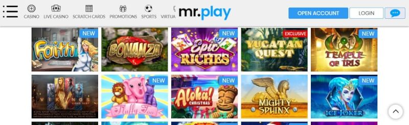 mr play website offers gambling games, ilk depozit bonusu və yeni oyunçular üçün promosyonlar-loqosu