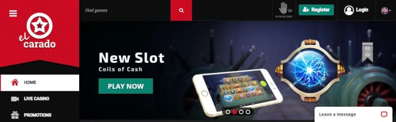 el carado website provides casino games, çox ilk depozit əlavə və yeni oyunçular üçün kampaniyalar-loqosu