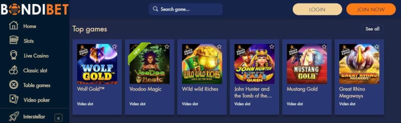 bondibet homepage provides casino games, ilk depozit bonusu və yeni oyunçular üçün təkliflər-loqosu