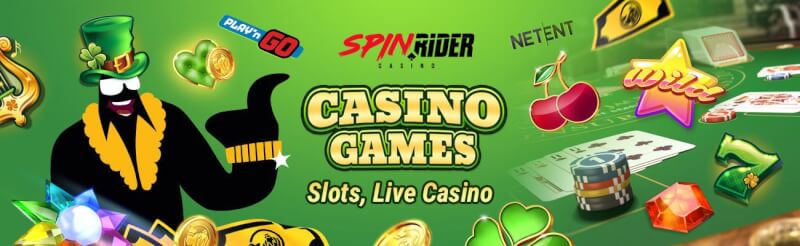 spinrider casino provides various casino games like slots, blackjack kimi canlı kazino oyunları, bakkara və rulet-loqosu