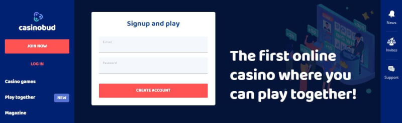casinobud pay n play website offers casino games, ilk depozit bonusu və yeni oyunçular üçün təkliflər-loqosu