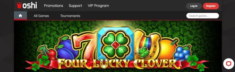 oshi casino website offers casino games, ilk depozit əlavə və yeni oyunçular üçün promosyonlar-loqosu