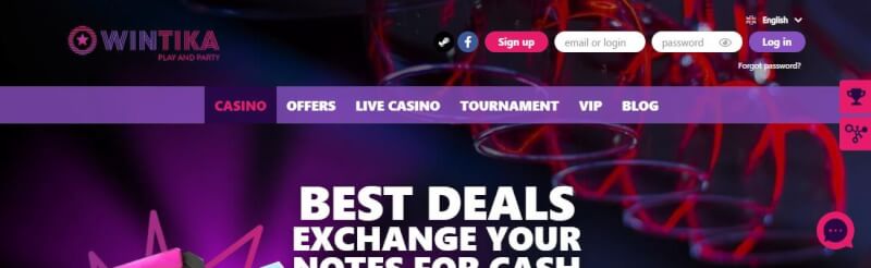 wintika homepage offers gambling games, ilk depozit əlavə və yeni oyunçular üçün təkliflər-loqosu