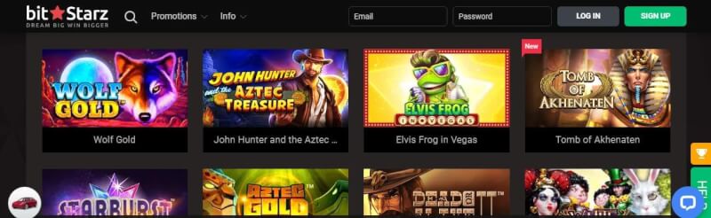 bitstarz website provides gambling games and offers for brand new players-logo