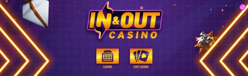in and out casino website offers gambling games and campaigns for new players + play n play deposit options-logo