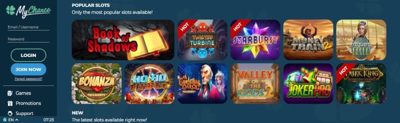 mychance casino website offers casino games, yeni oyunçular üçün ilk depozit bonusu və promosyonlar-loqosu