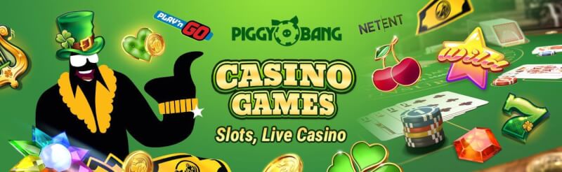 piggy bang offers different casino games like slot machines, blackjack kimi real vaxt qumar oyunları, bakkara və rulet-loqosu