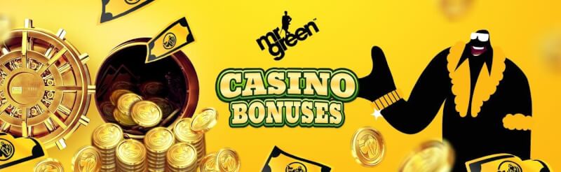 if you should be a new comer to Mr Green on-line casino you are able to claim your welcome bonus-logo