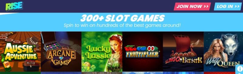 rise casino website offers casino games, çox ilk depozit əlavə və yeni oyunçular üçün kampaniyalar-loqosu