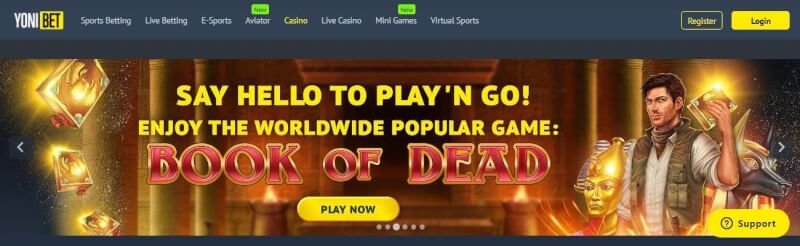yonibet casino website offers gambling games, ilk depozit əlavə və yeni oyunçular üçün təkliflər-loqosu