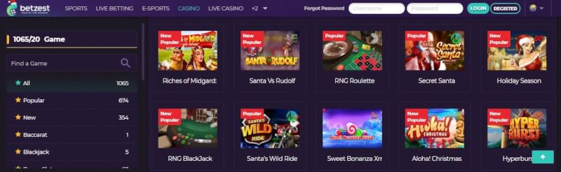 betzest website offers casino games, ilk depozit bonusu və yeni oyunçular üçün təkliflər-loqosu