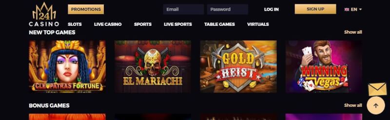 24monaco casino website offers gambling games and offers for new players-logo