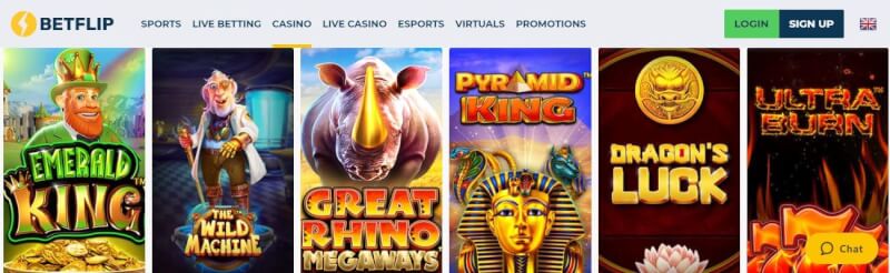 betflip casino website casino lobby provides activities, stay wagering, qumar oyunları, live casino and promotions-logo