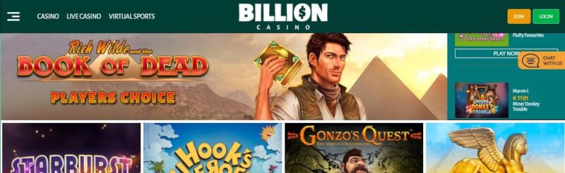 billion casino homepage provides casino games, çox ilk depozit əlavə və yeni oyunçular üçün kampaniyalar-loqosu