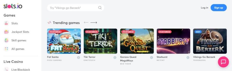 slot machines.io offers over 800 kazino oyunları, great rewards package, 24/7 help, unlimited distributions no registration-logo