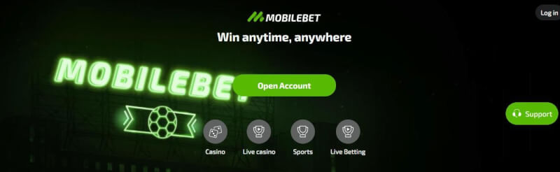 mobilebet homepage provides casino games, first deposit extra and offers for new players-logo