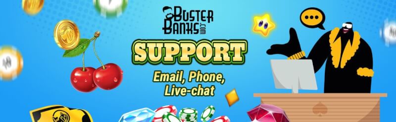 buster banking institutions support options review-logo
