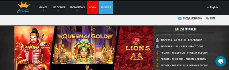 casollo homepage offers casino games, ilk depozit bonusu və yeni oyunçular üçün promosyonlar-loqosu