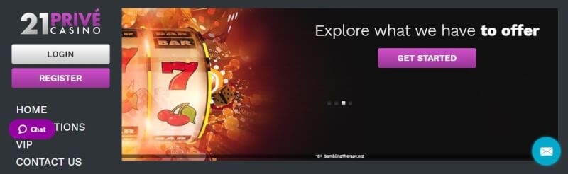 21 prive homepage offers casino games, ilk depozit əlavə və yeni oyunçular üçün kampaniyalar-loqosu