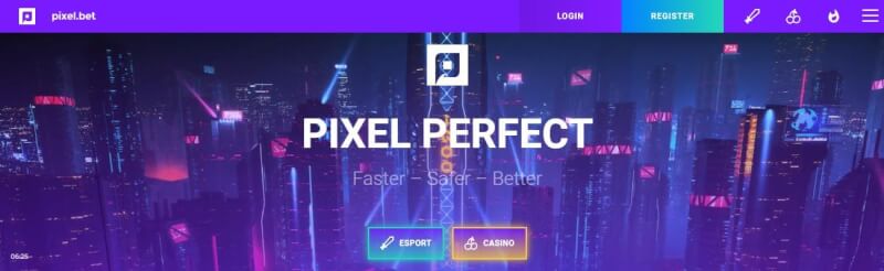 pixel.bet casino website offers casino games, esports gambling and promotions for new players-logo