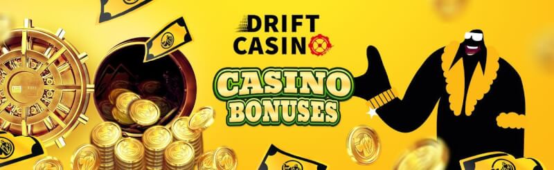 Drift Casino is providing new players a fantastic welcome bonus-logo