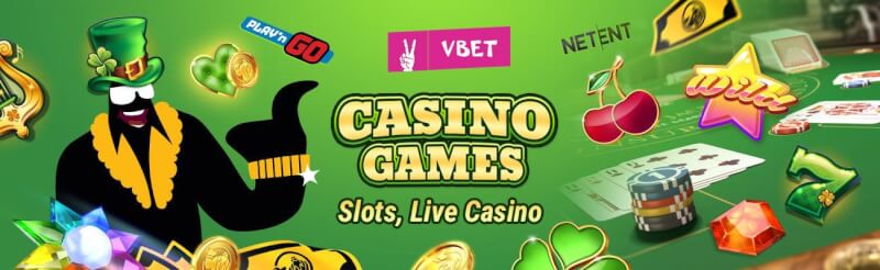 vbet casino offers numerous casino games like slots, blackjack kimi real vaxt qumar oyunları, bakkara və rulet-loqosu