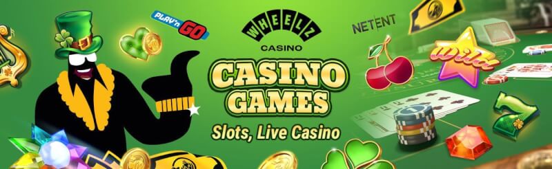 wheelz provides numerous gambling games like slot machines, blackjack kimi real vaxt qumar oyunları, bakkara və rulet-loqosu