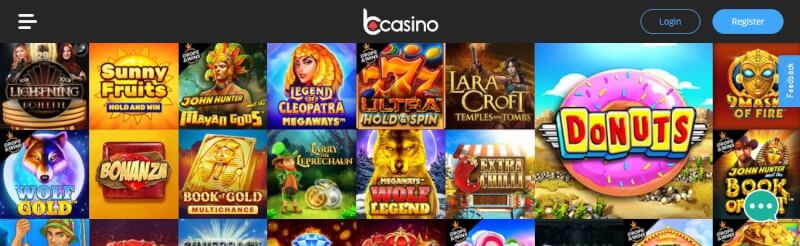 bcasino website provides casino games and campaigns for brand new players-logo