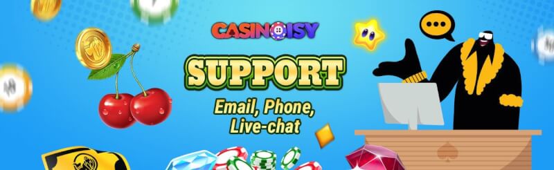 casinoisy assistance options review-logo