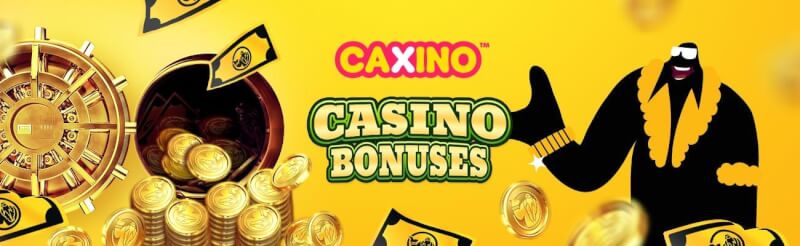 Bonuses at Caxino Casino. From Reload Bonuses to your revolutionary extra feature, Spinbox that offers free spins-logo