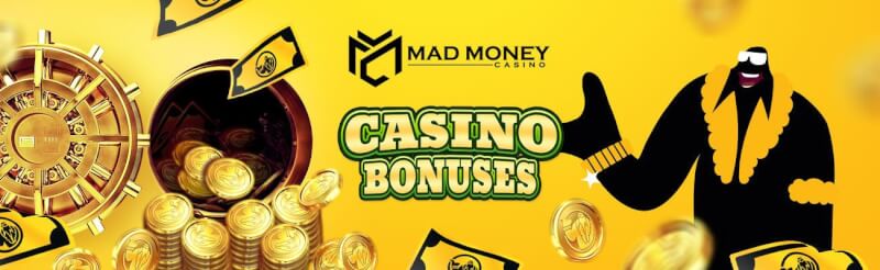 mad money casino welcome bonus bundle gives great deposit extra and no-cost spins-logo