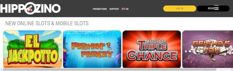 hippozino homepage offers gambling games, ilk depozit əlavə və yeni oyunçular üçün promosyonlar-loqosu