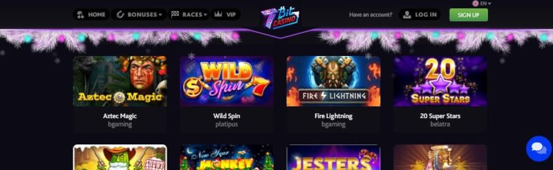 7bit casino website provides casino games, ilk depozit əlavə və yeni oyunçular üçün promosyonlar-loqosu