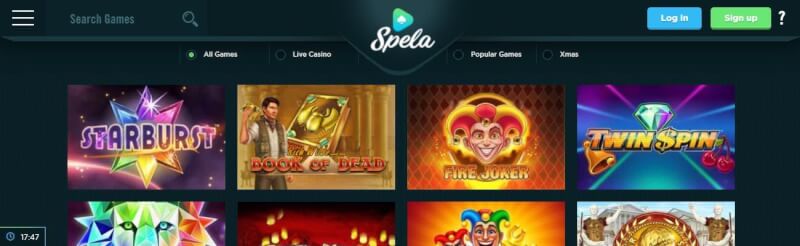 spela casino homepage offers casino games, ilk depozit bonusu və yeni oyunçular üçün kampaniyalar-loqosu