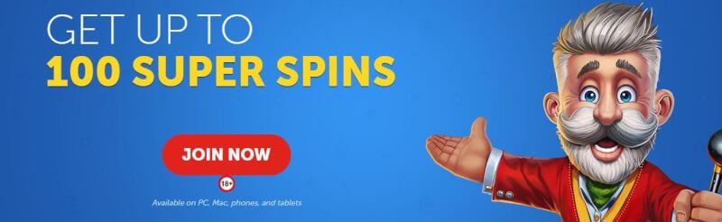 lucky Louis homepage offers gambling games and offers, no-cost spins for new players-logo