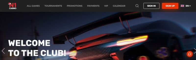 n1 casino website provides gambling games, ilk depozit əlavə və yeni oyunçular üçün təkliflər-loqosu