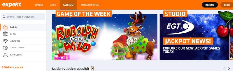 expekt casino website provides gambling games, ilk depozit bonusu və yeni oyunçular üçün promosyonlar-loqosu