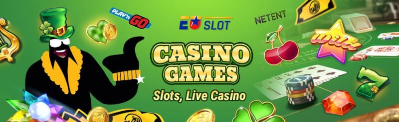 euslot casino offers numerous gambling games like slot machines, blackjack kimi canlı qumar oyunları, bakkara və rulet-loqosu