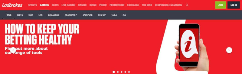 ladbrokes website provides casino games, ilk depozit bonusu və yeni oyunçular üçün kampaniyalar-loqosu